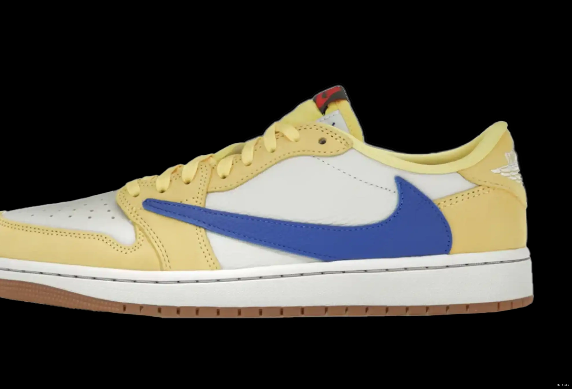 SP Travis W 1 Jordan Retro Low Canary OG Scott 0517